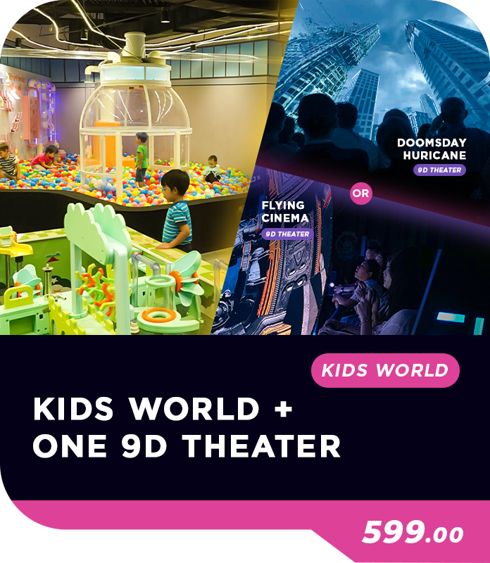 Tier 8 : Kids World + One 9D Theater