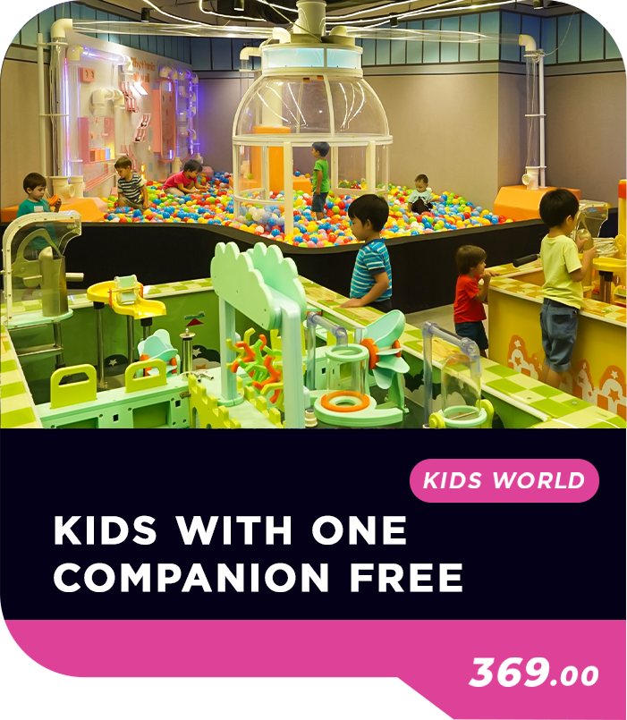 Tier 15: KIDS WITH ONE COMPANION FREE